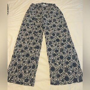 Primark Floral Print Wide-Leg Pants